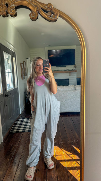 soft and comfy jumpsuit in grey