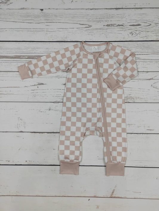 Tan Checkered Sleeper