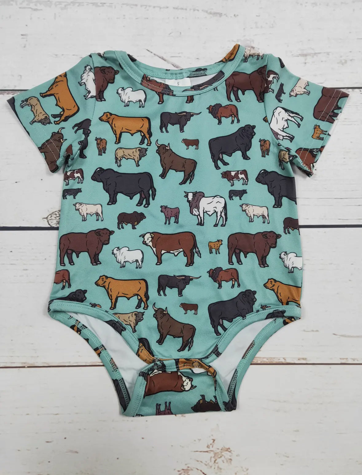 Cow Print Onesie