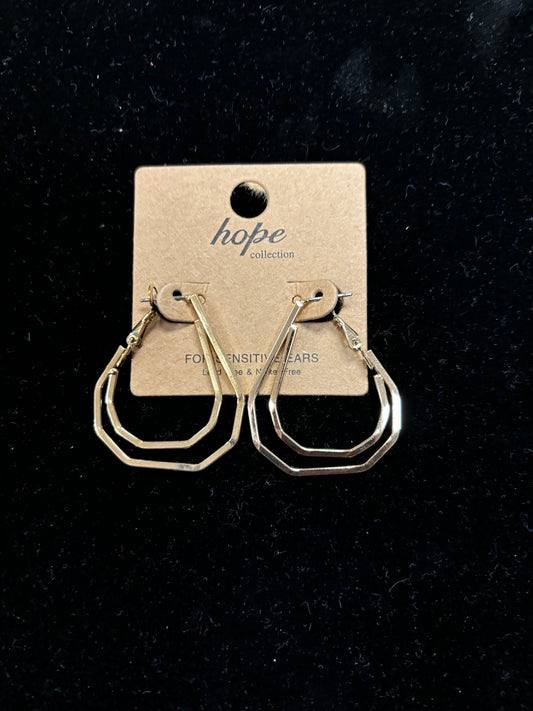 Double Gold Hoop