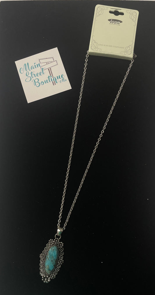 Turquoise Pendant Necklace