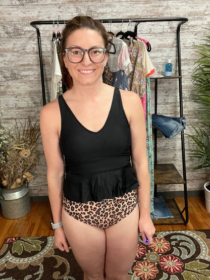 Mack & Mal Sandy Shores Leopard Bottoms