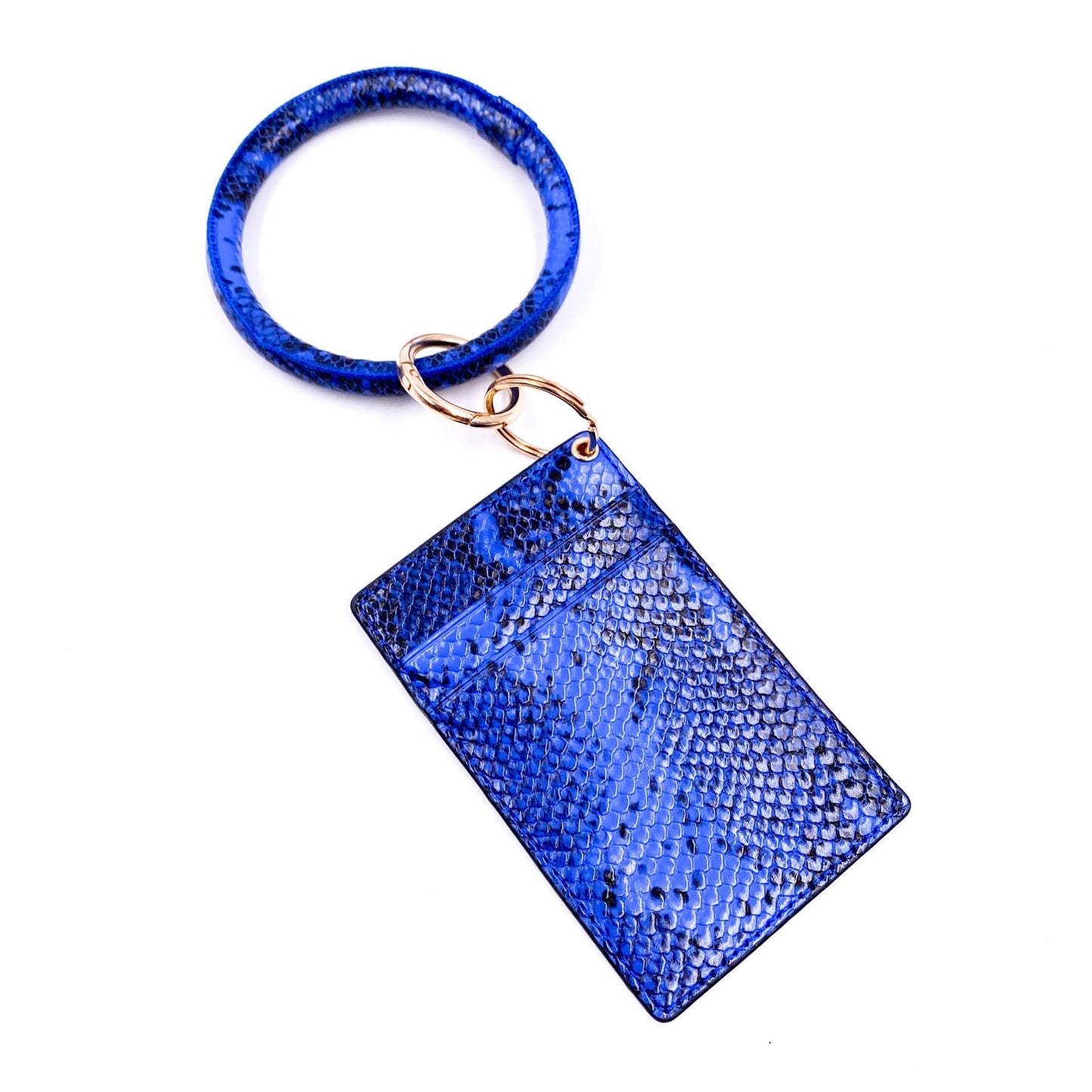 Snakeskin Card Holder Keyring