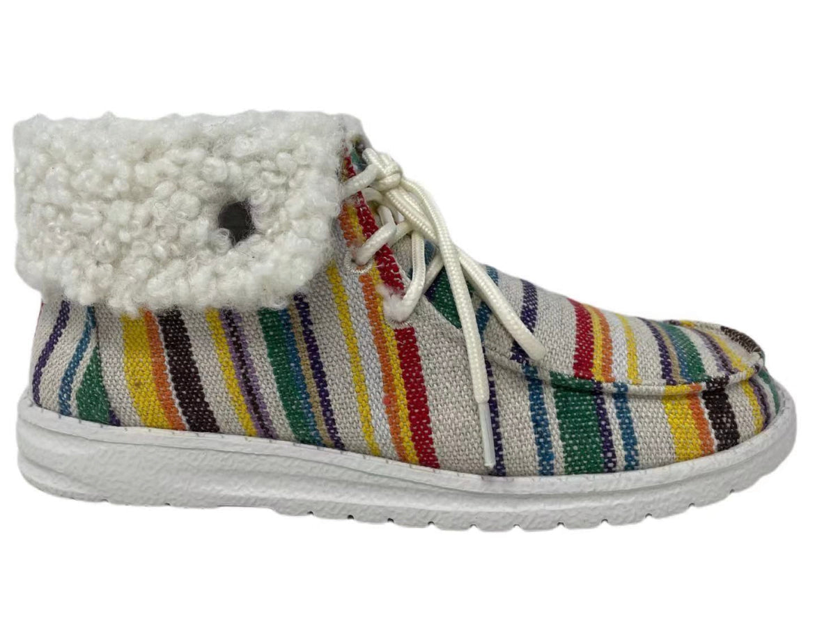 Very G Ozone Striped Slip On Shoe