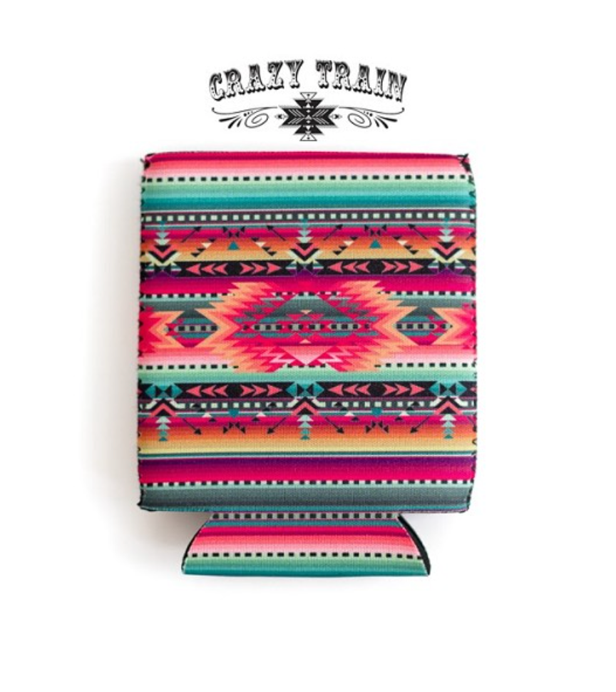 Can Coozie Bright Serape