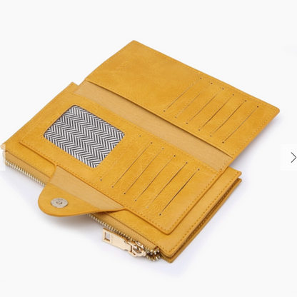 Kyla Wallet w/ Snap Closure *multiple colors