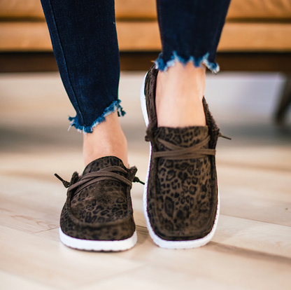 Very G Bonny Leopard Slip On Sneakers