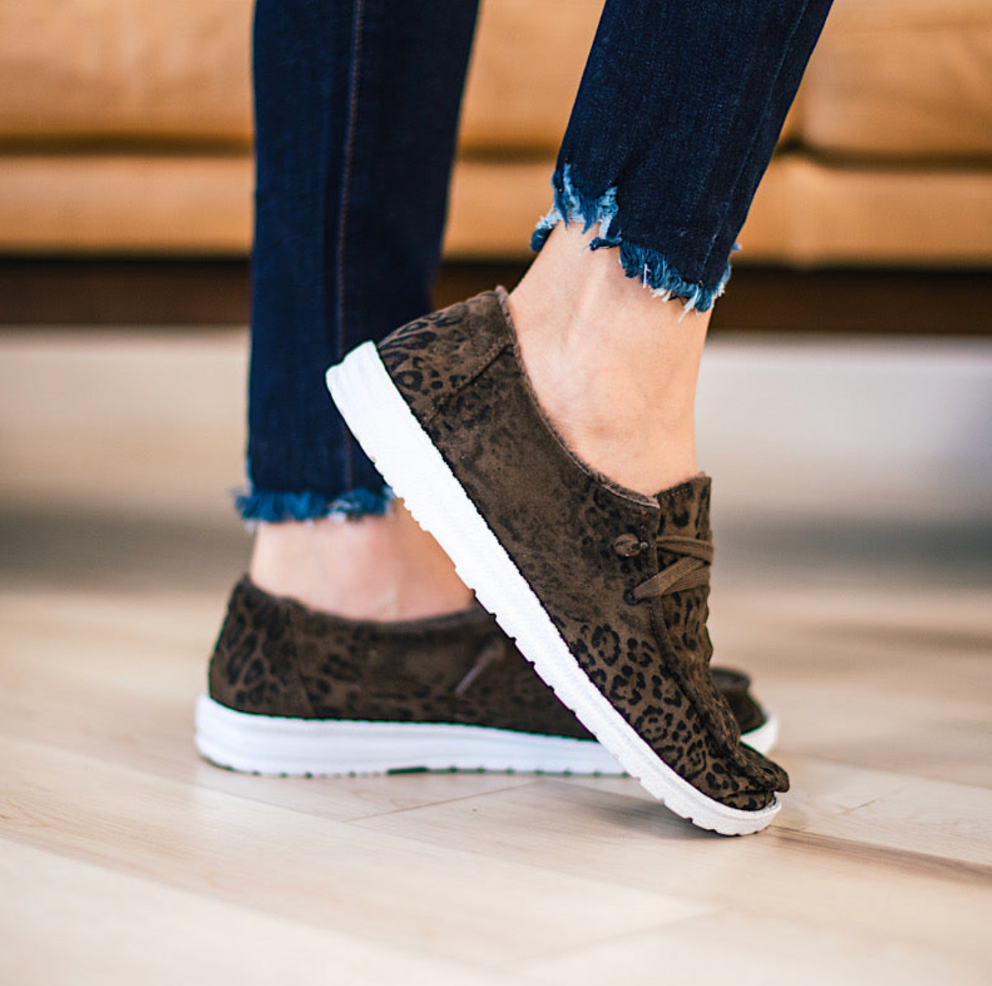 Very G Bonny Leopard Slip On Sneakers