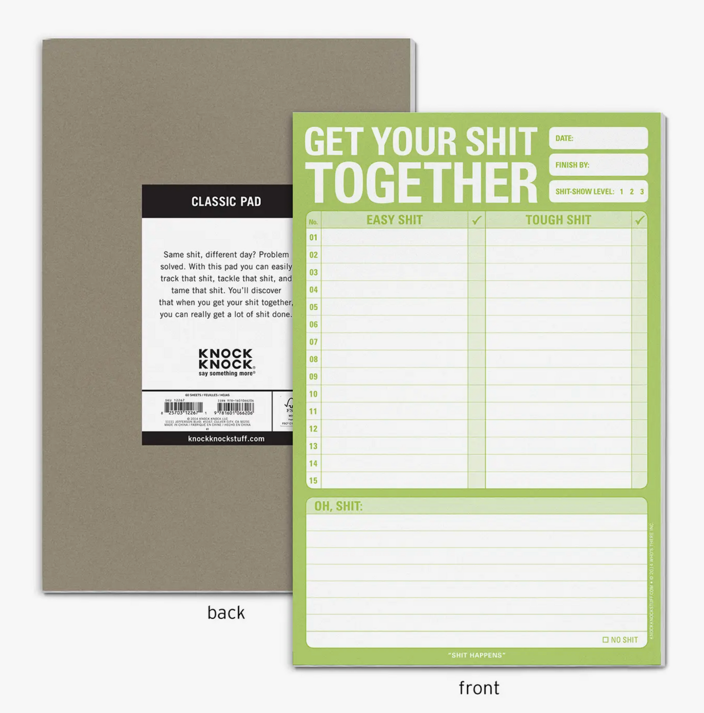 Get Your Shit Together Pad