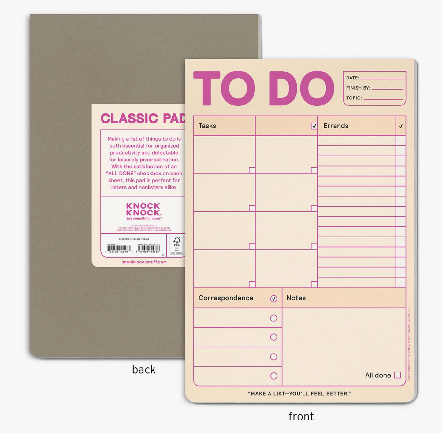 To Do Pad (pastel 1)