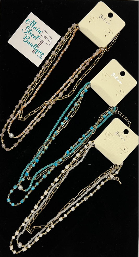 Triple Strand Necklace