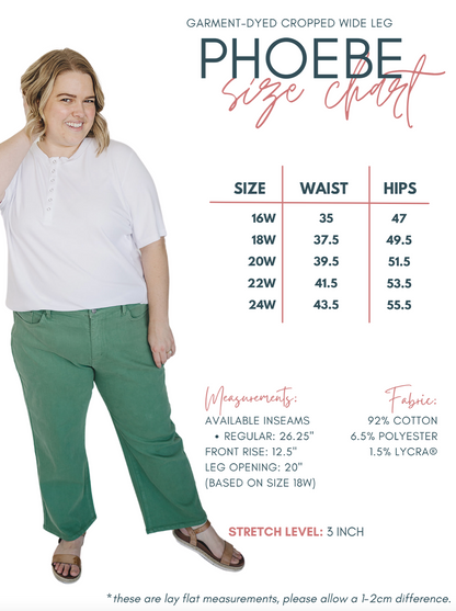 Phoebe Cropped Wide Leg