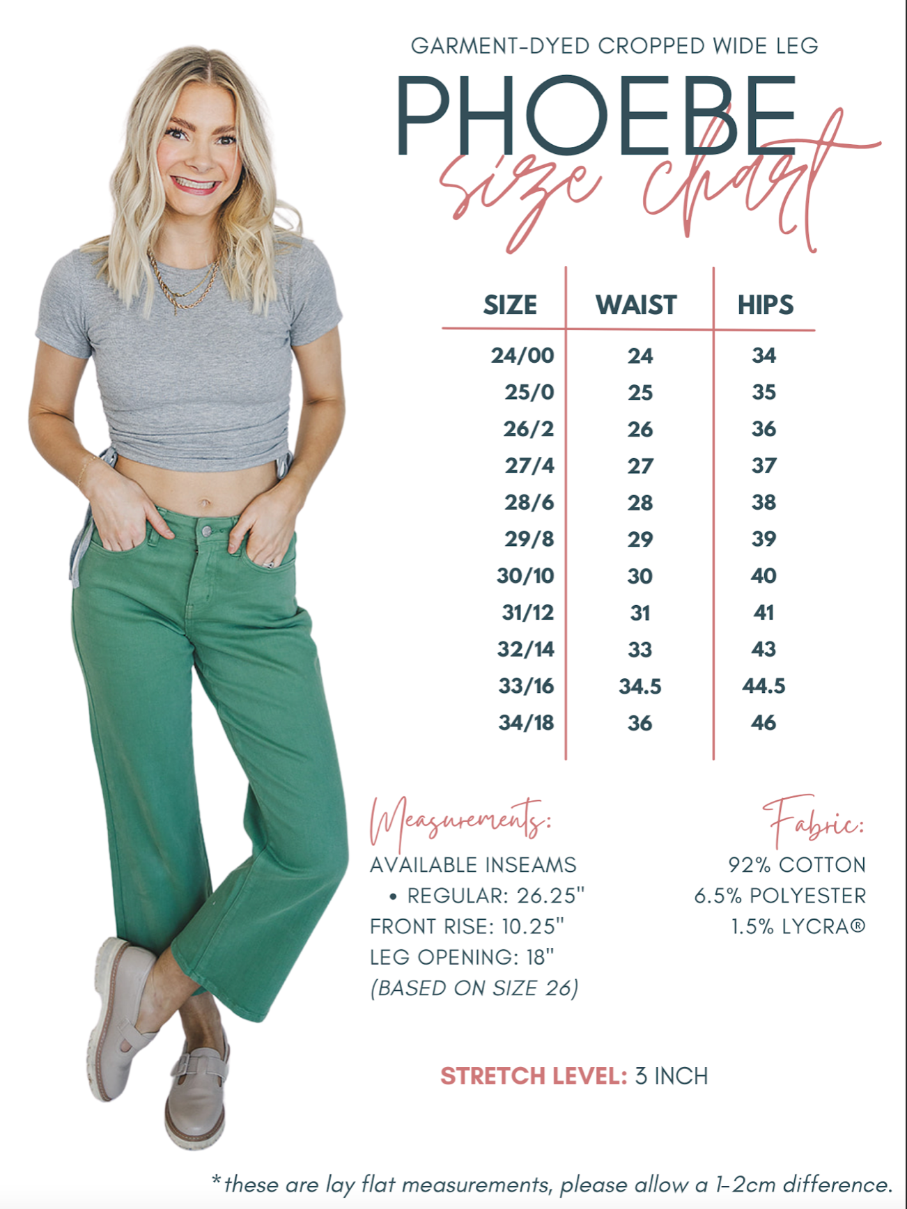 Phoebe Cropped Wide Leg