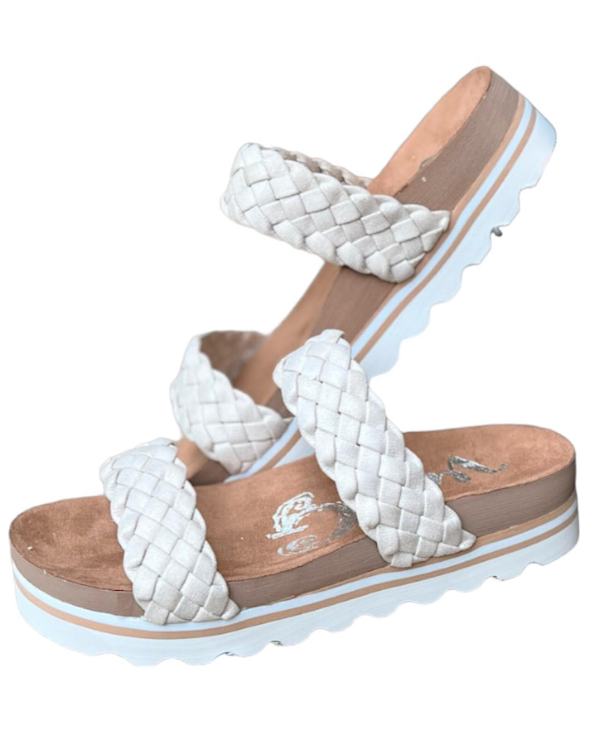 Very G Braidon White Sandals