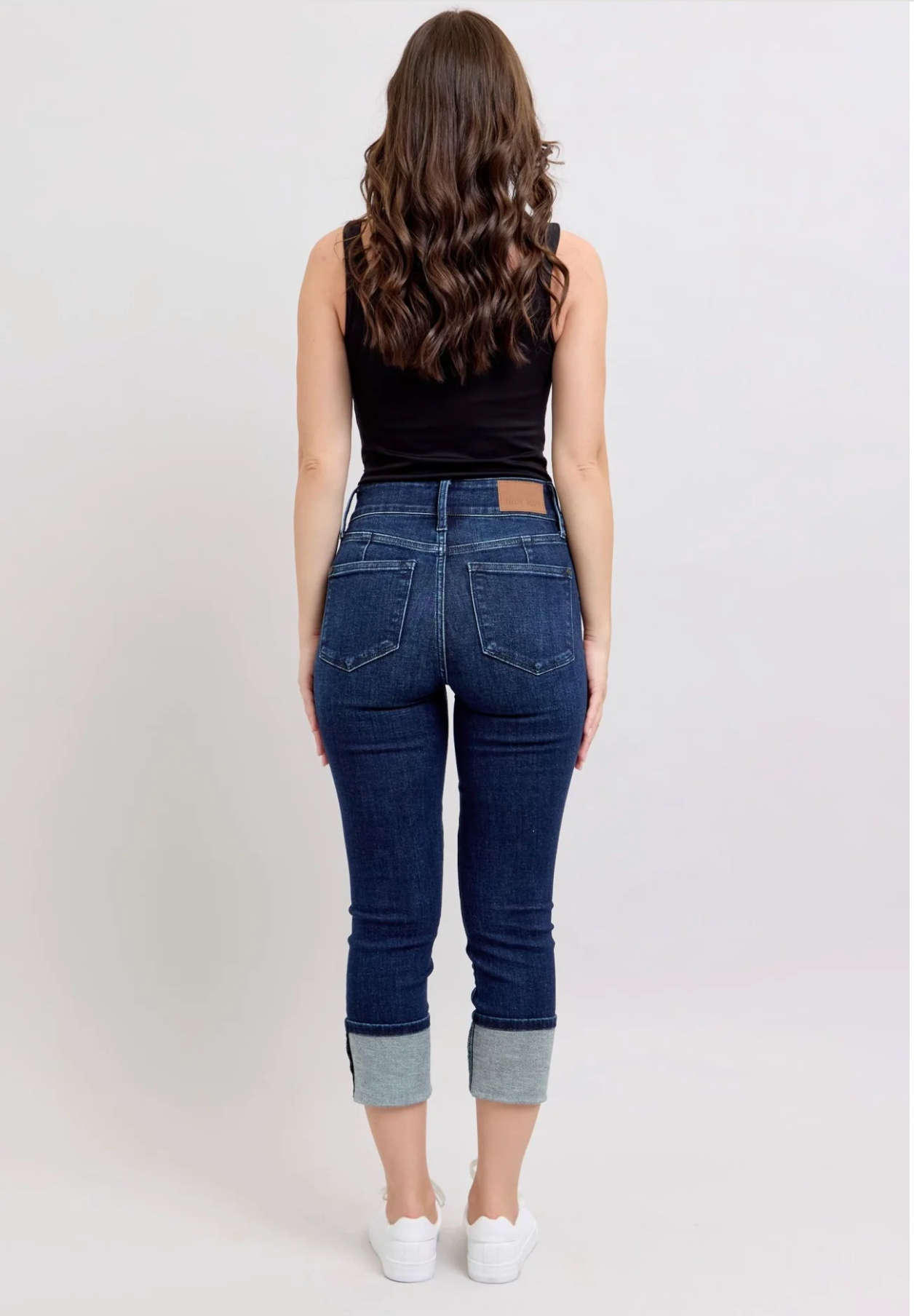 Judy Blue HW Double Waist Band Capris
