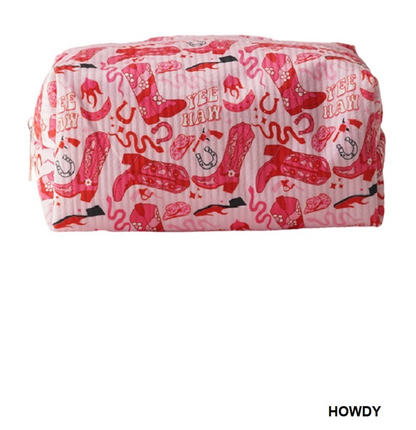 Trendy Pattern Design Cosmetic Makeup Pouch