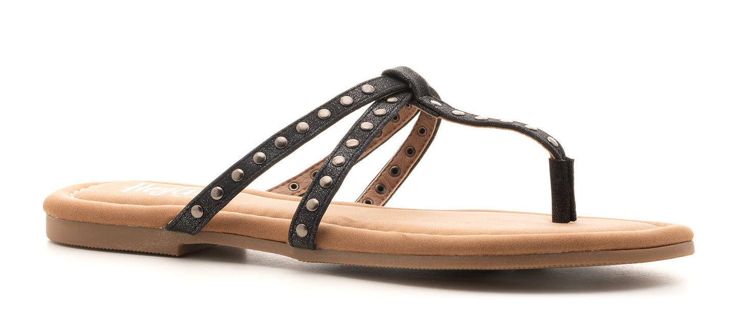 Corkys Swimsuit Sandle - Metallic Black