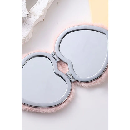 Heart Shape Double Sides Mini Mirror