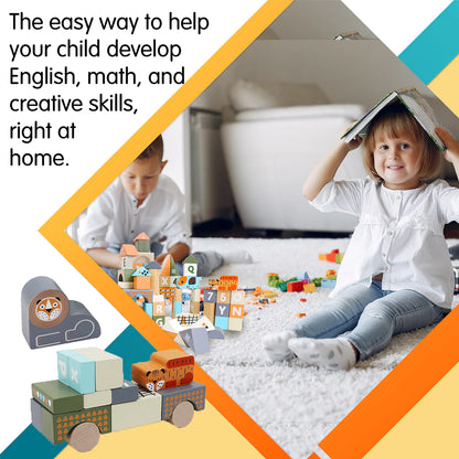 Kids Count & Spell 101 Piece Block Set