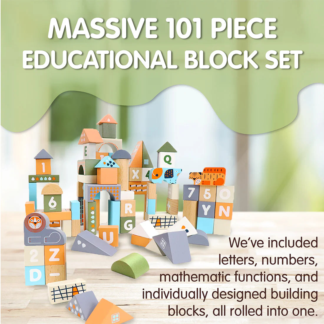 Kids Count & Spell 101 Piece Block Set