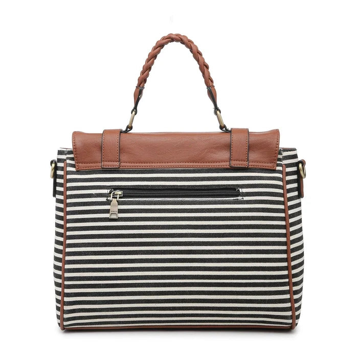 Harlow Aztec Embroidered Satchel
