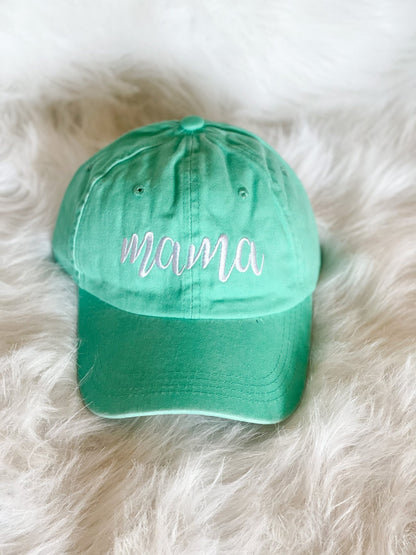 Mama Embroidered Ball Cap *multiple colors