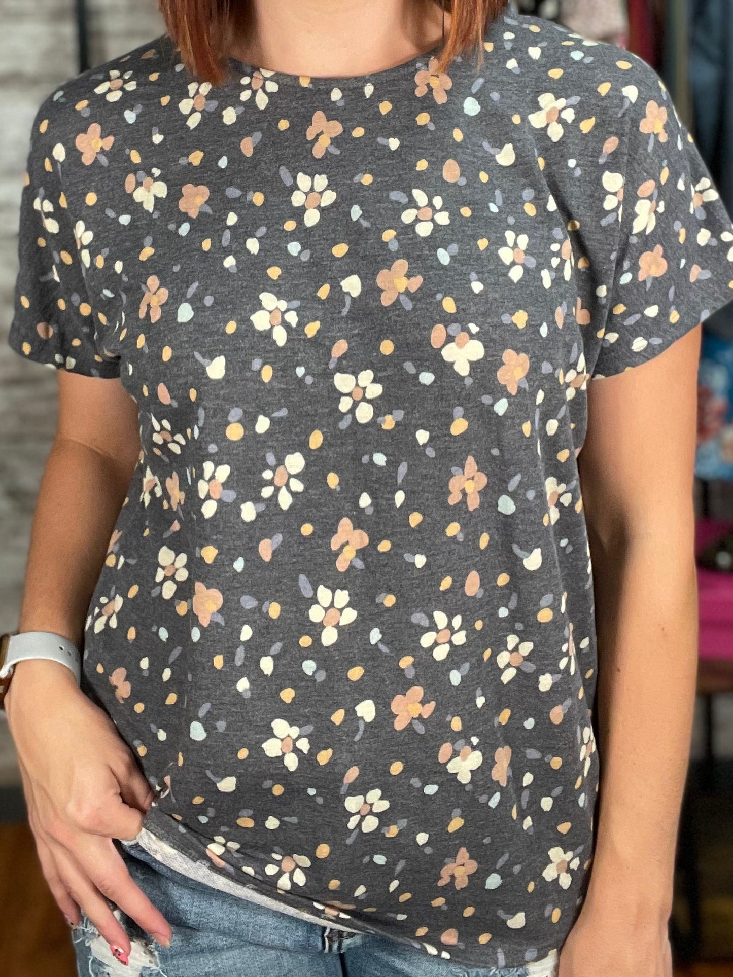 Layla Floral Open Back Top
