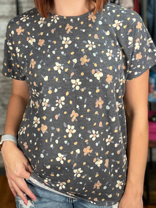 Layla Floral Open Back Top