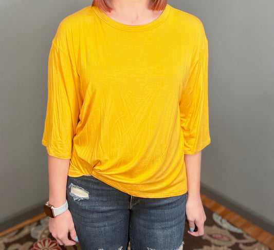 Just What I Need 3/4 Sleeve Top