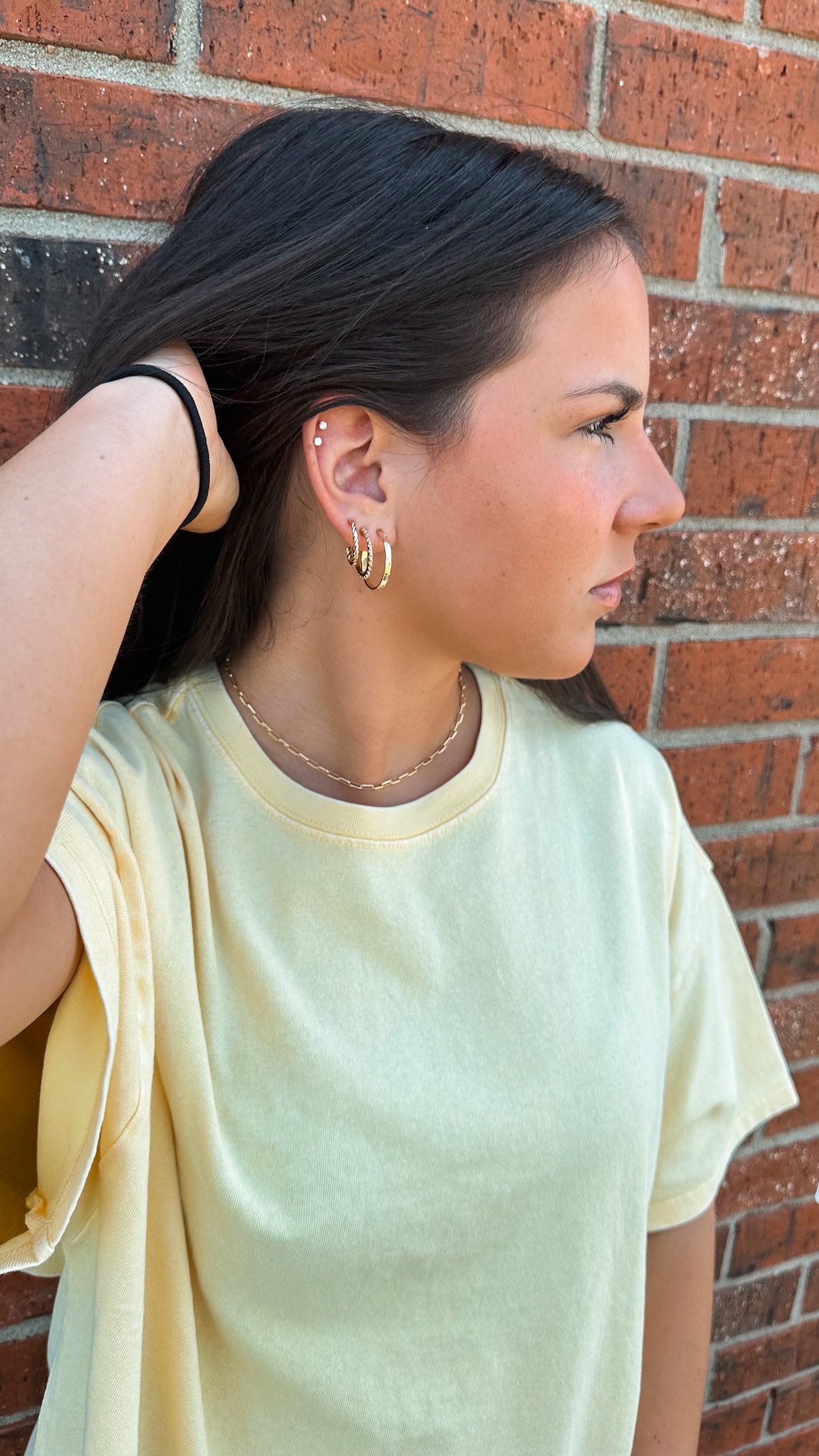 gold dipped chain link necklace