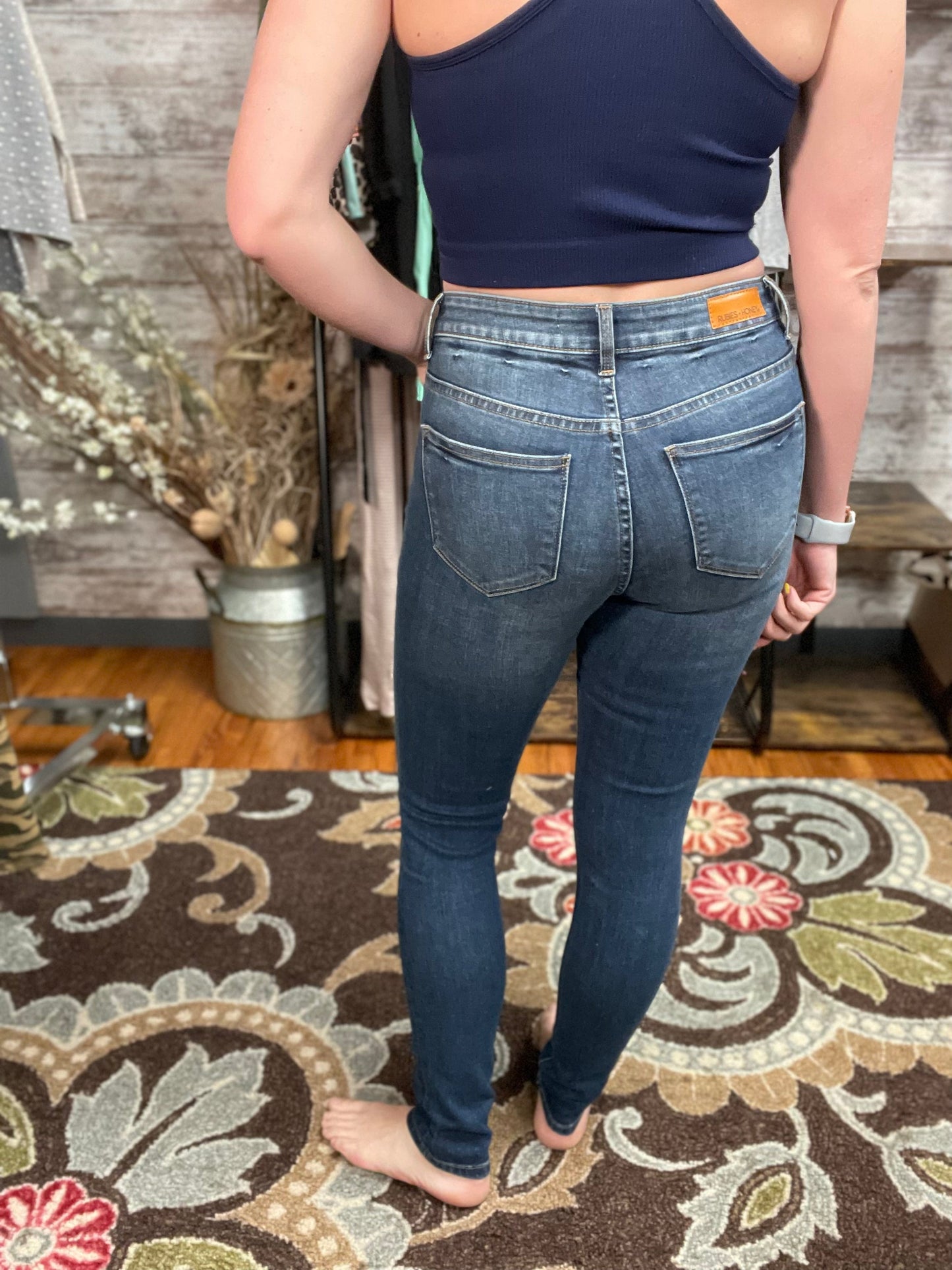 Rubies & Honey Mid Rise NonDistressed Skinny Jeans
