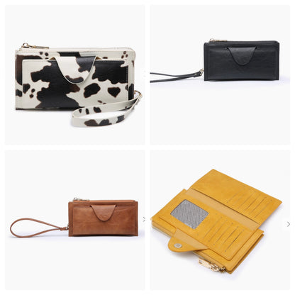 Kyla Wallet w/ Snap Closure *multiple colors