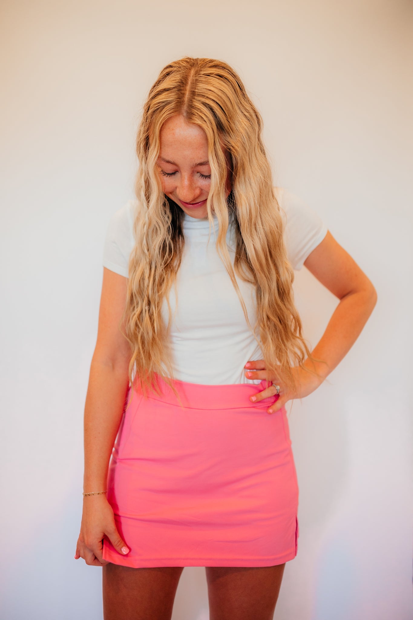 fun pink tennis skirt