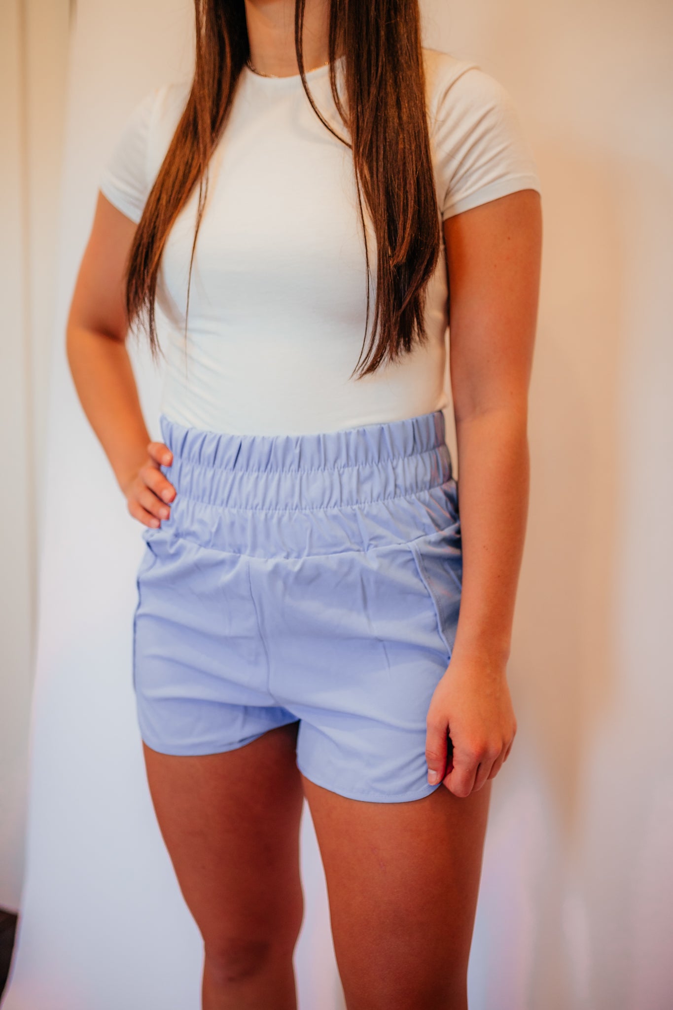 sky blue (FP dupe) shorts