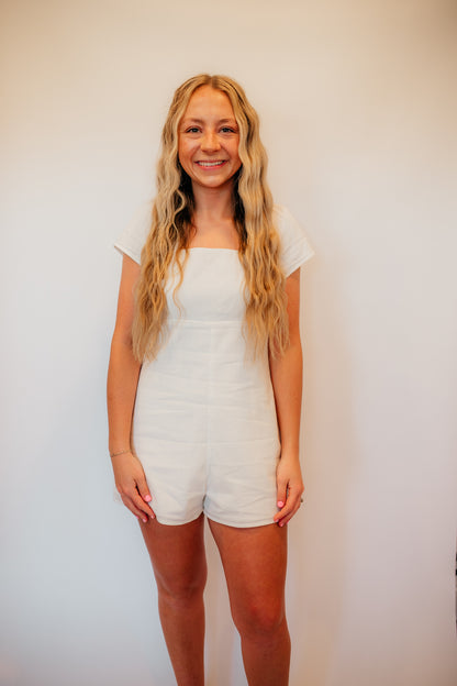 white romper