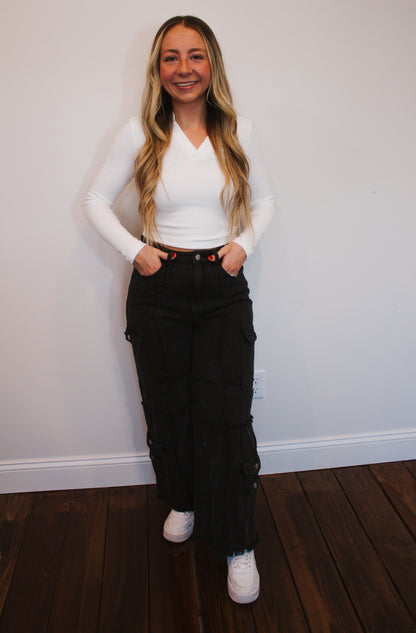 basic white long sleeve