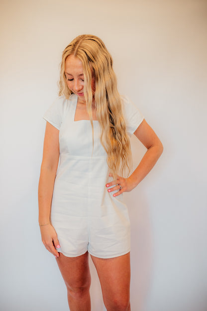 white romper