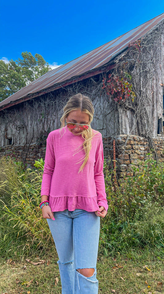 pretty pink top