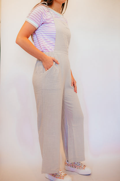 silver jumpsuit