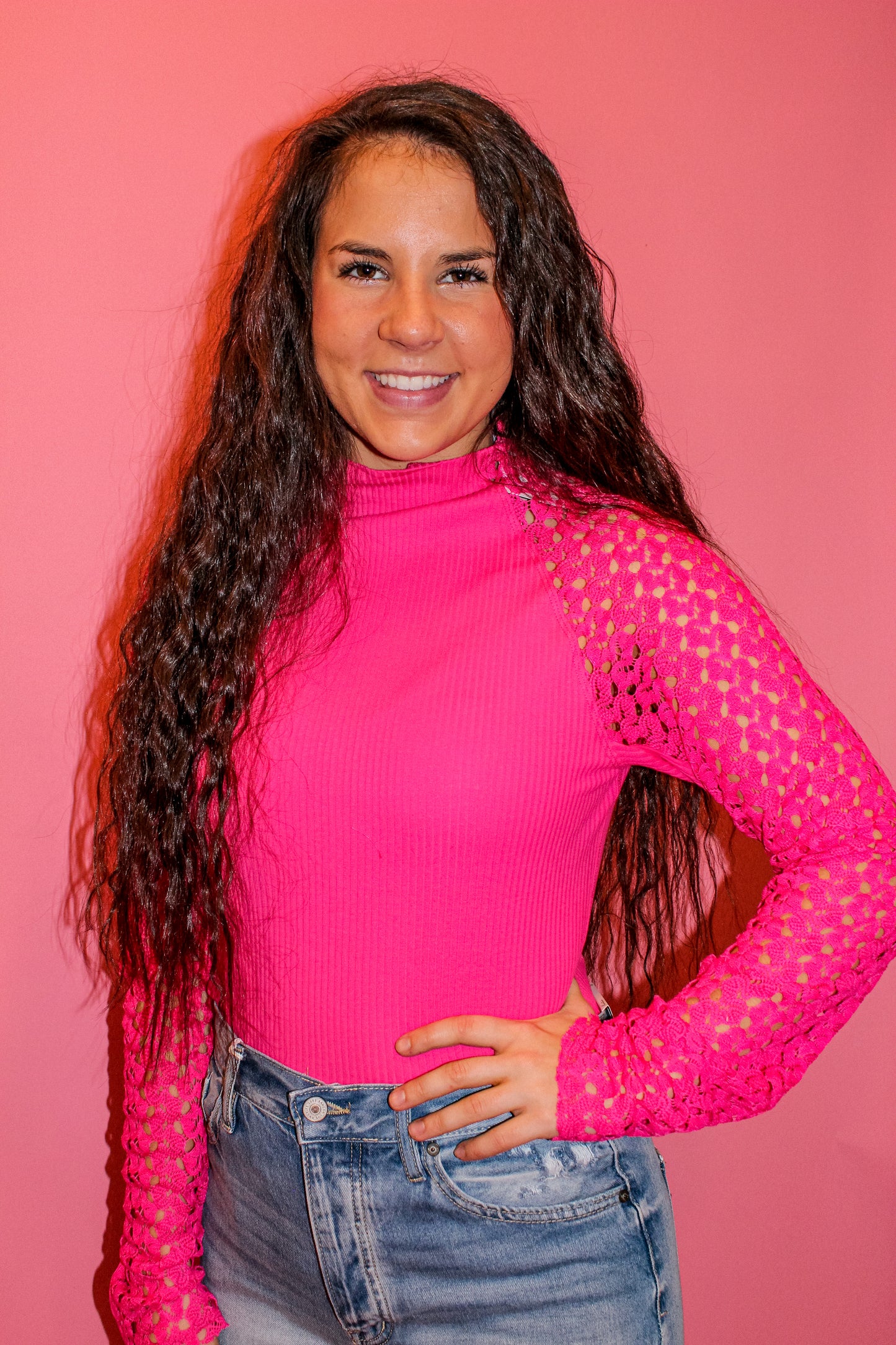 pink gno top